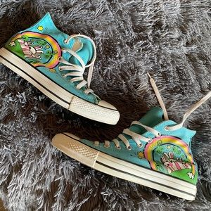 Rare bunny rainbow chuck Taylor’s